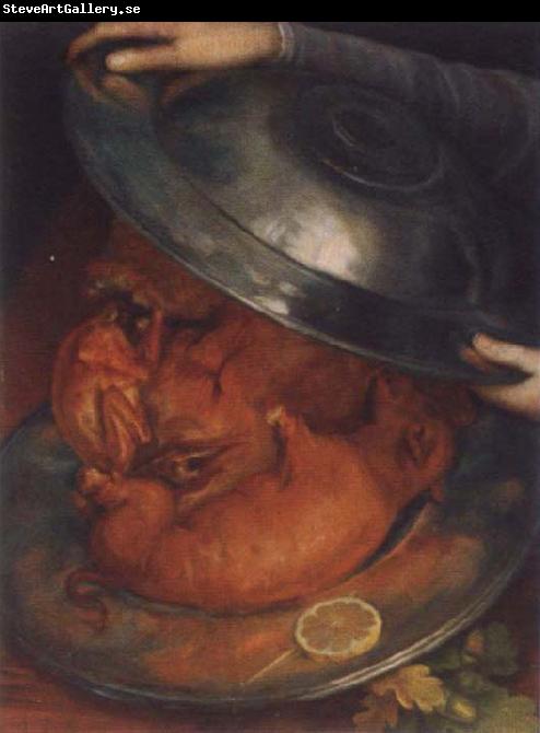 Giuseppe Arcimboldo The cook or the roast disk